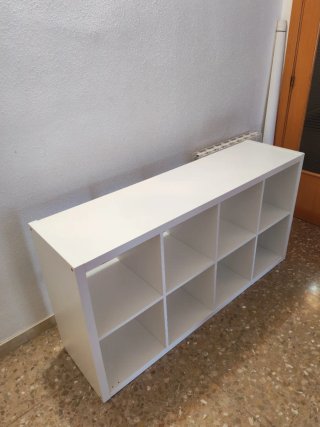 Estantería Kallax Ikea Blanca + Puertas y Cajones