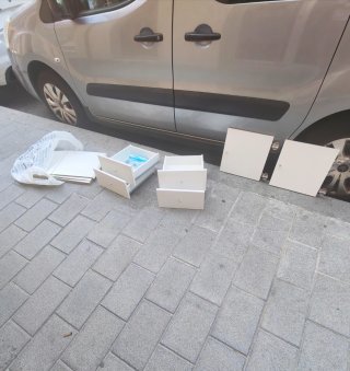 Estantería Kallax Ikea Blanca + Puertas y Cajones