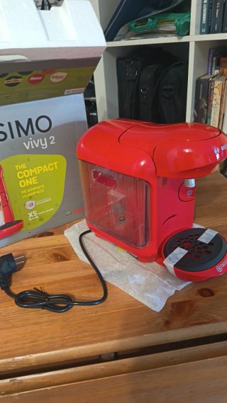 Cafetera Tassimo Bosch Vivy2 Roja