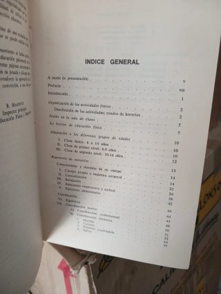 Educación psicomotriz y actividades físicas.