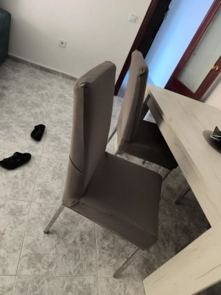 Mesa comedor grande con 6 sillas