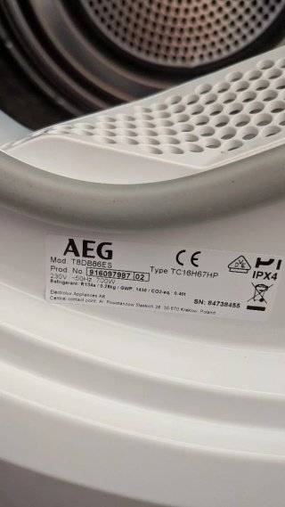 Secadora AEG 8000 Series AbsoluteCare