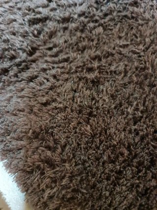 2 Alfombras Marrones para Pie de Cama 120x60 cm