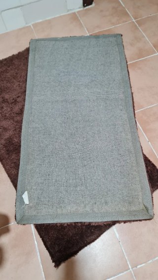 2 Alfombras Marrones para Pie de Cama 120x60 cm