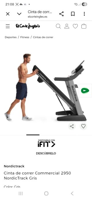 Cinta de correr Nordictrack Commercial 2950