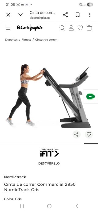 Cinta de correr Nordictrack Commercial 2950