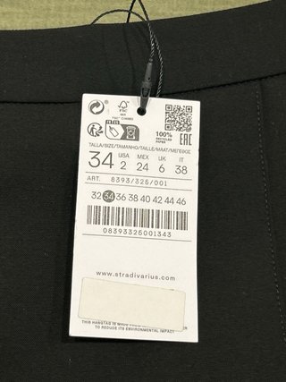 Falda pantalón Stradivarius tachuelas Talla XS/34