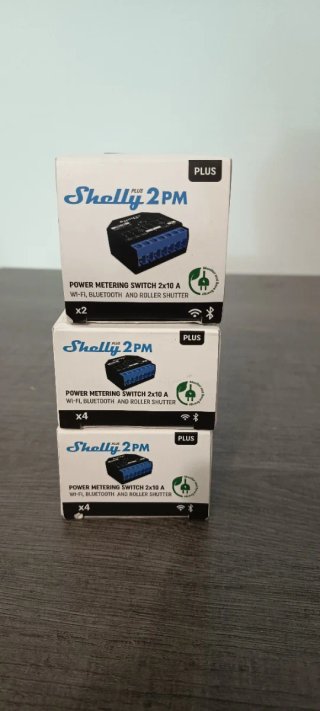 Shelly Plus 2PM - Interruptor Doble