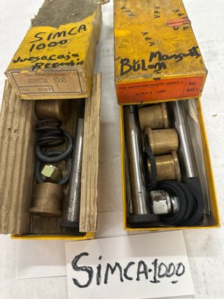 Paragolpes Simca 1000 Cromado y corto nuevo y perf