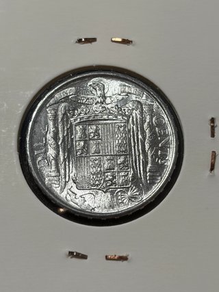 Diez 10 centimos 1945 SC S/C Sin Circular <ERROR>