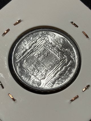 Diez 10 centimos 1945 SC S/C Sin Circular <ERROR>