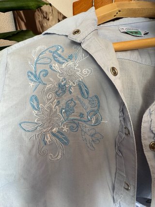 Camisa auténtica La Martina Azul Cielo Talla M