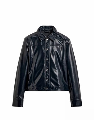 Chaqueta Zara efecto vinilo unisex