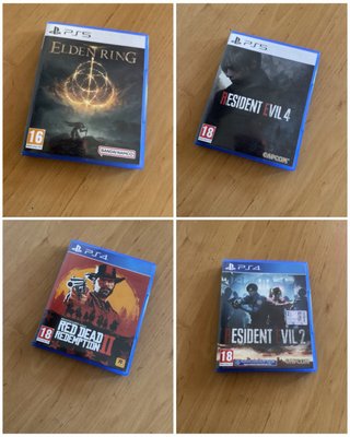 Pack 4 Videojuegos PS4 y PS5