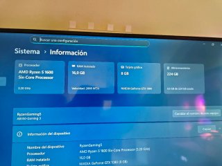 PC Gaming Ryzen GTX 1080,SSD,WINDOWS 11