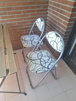 Sillas Plegables Cómodas (4 unidades)