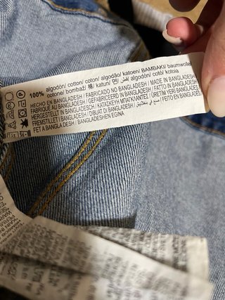 Chaqueta Vaquera Denim Azul Talla XS