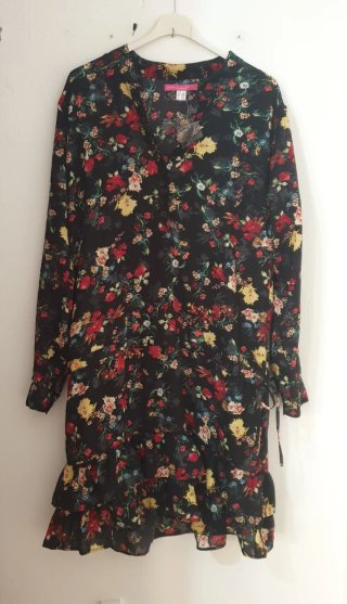 Vestido estampado floral talla XL