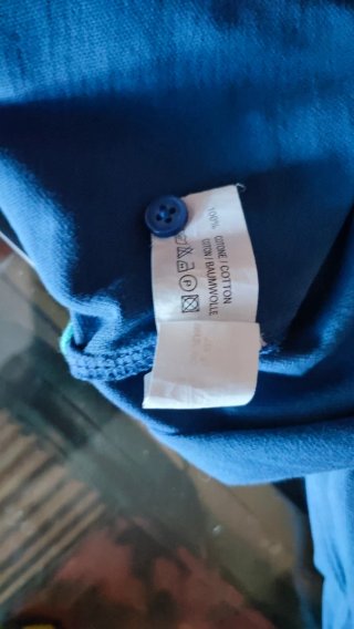 Maglietta Polo COTTON & SILK Blu