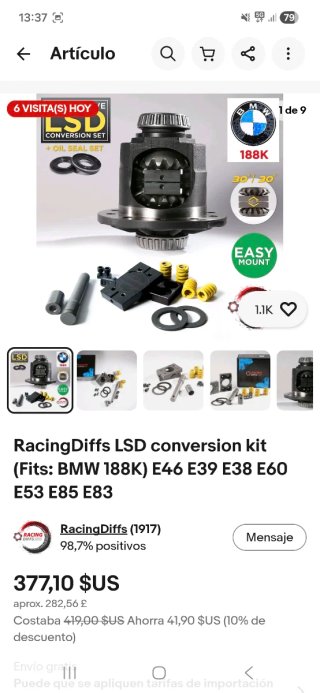 Diferencial BMW E46 330