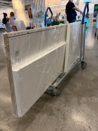 Armario Ikea LASTARE blanco 80x62x200 cm