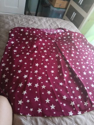 Blusa de satén con estrellas talla 2XL