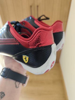 Zapatillas Puma Ferrari Negras Rojas