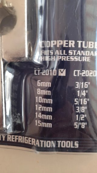 Herramienta Abocardador Tubos Refrigeración