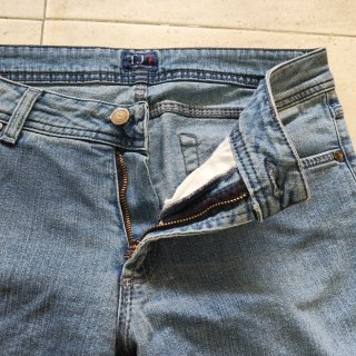 Trussardi Jeans Mujer Rectos Azul