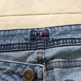 Trussardi Jeans Mujer Rectos Azul