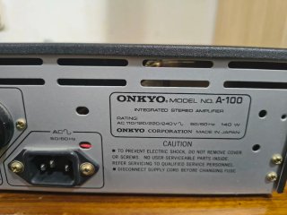 Amplificador Onkyo A-100 Plata