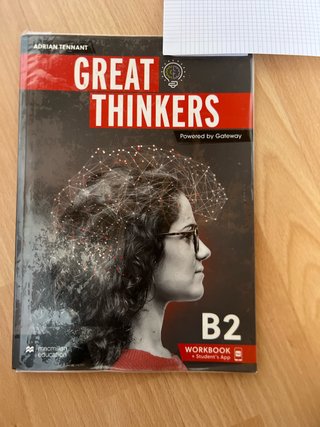 Libro inglés great thinkers B2 workbook