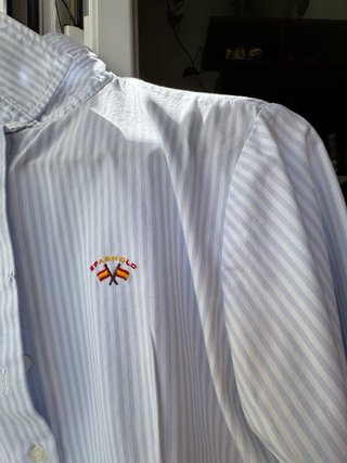 Camisa Spagnolo Rayas Azul Talla M