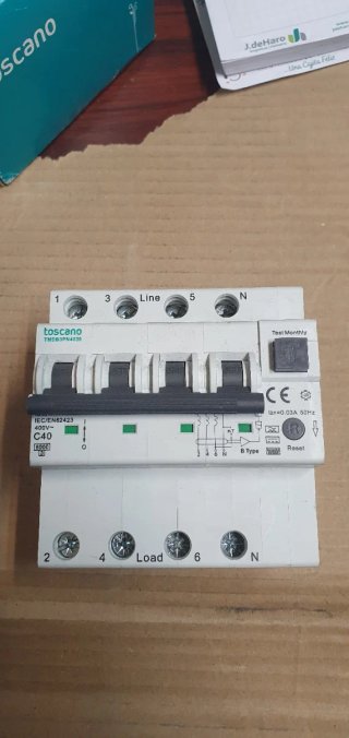 Diferenciales Tipo B  1x40A 3x40A 4x80A - 30mA