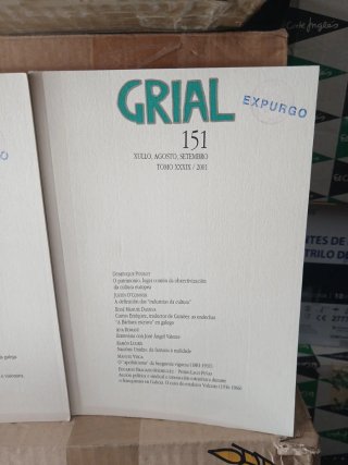Grial, revista galega de cultura 2001.
