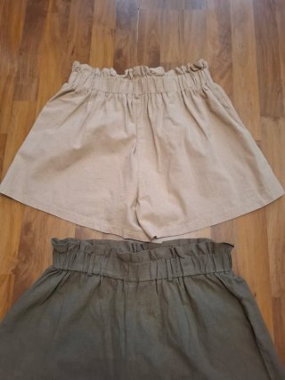 2 Bermudas Mujer con cinturón