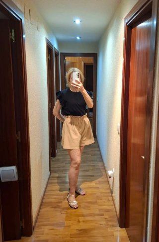 2 Bermudas Mujer con cinturón