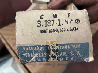 Cilindro Maestro Freno Seat 600