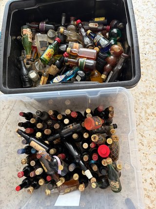 Botellas de colección miniaturas