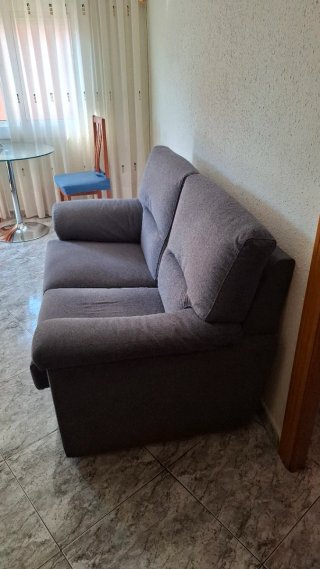 REGALO Sofá gris 160cm