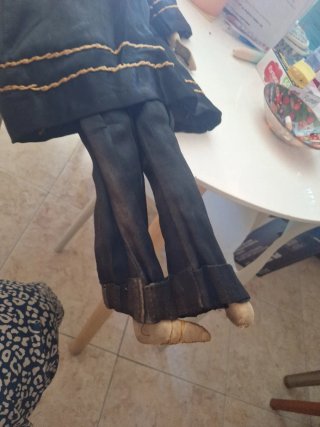Muñeco antiguo de tela