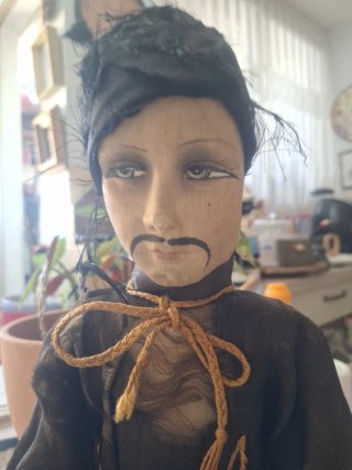 Muñeco antiguo de tela