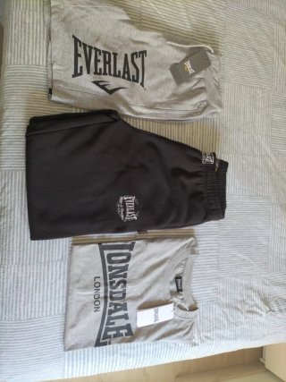 Pack Ropa Boxeo Everlast y Lonsdale