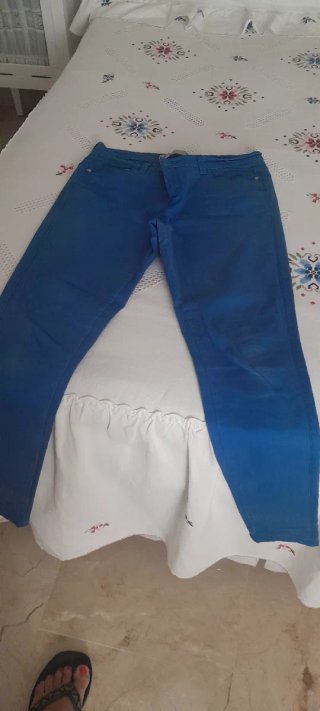 Pantalones mujer azul