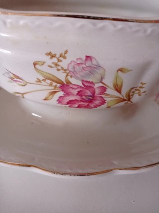 Salsera antigua porcelana Opaca China Santander