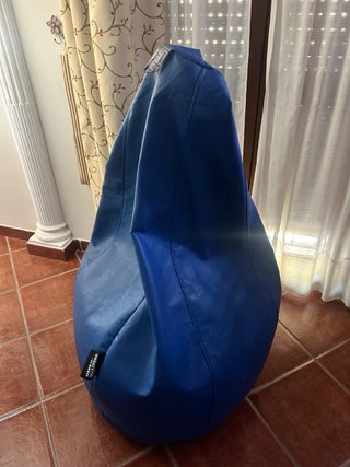 2 Unidades Puff Harppers Rosa y Azul Piel sintetis