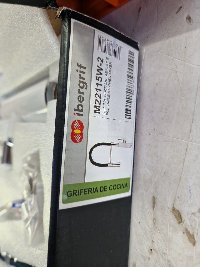 Grifo Mezclador Cocina Ibergrif M22115W-2