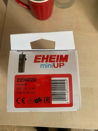 Filtro interno EHEIM miniUP para acuarios