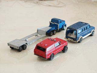 Lotto 4 Majorette vintage