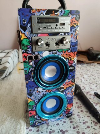 Altavoz Music Life AJ-L62 Karaoke + Micrófono